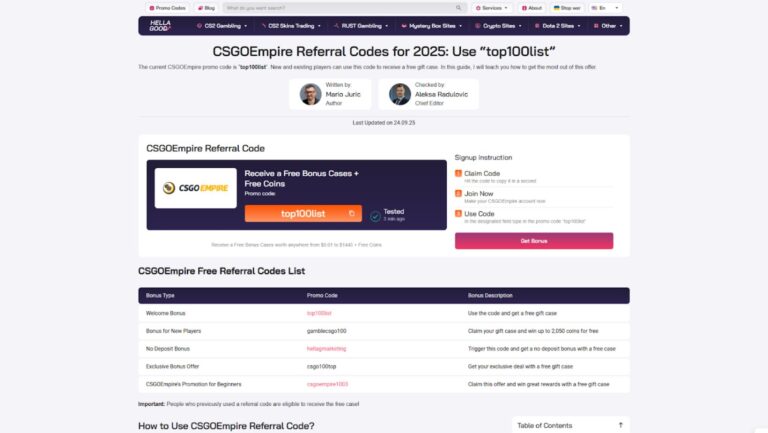 How to Use a CSGOEmpire Promo Code