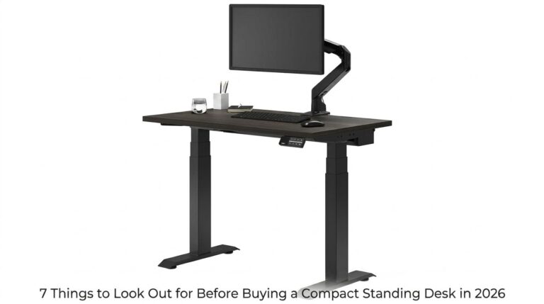 7 Things to Look Out for Before Purchasing a Compact Standing Desk in 2026 compact standing desk, standing desk buying guide, best standing desks 2026, ergonomic workspace solutions, adjustable standing desk features, compact desk reviews, small office standing desk, portable standing desk options, workspace ergonomics 2026, standing desk tips