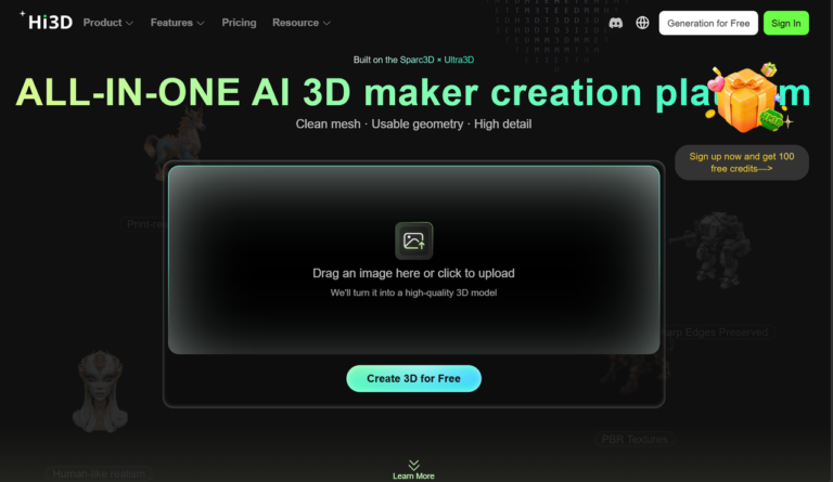 From Creative Ideas to Real Objects: How Hi3D V3.0 Builds a Complete AI 3D
Creation Experience