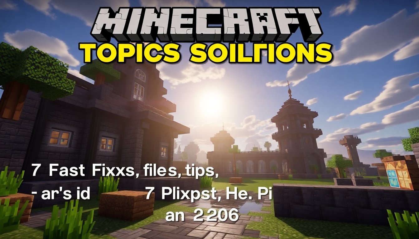 minecraft topicsolutions